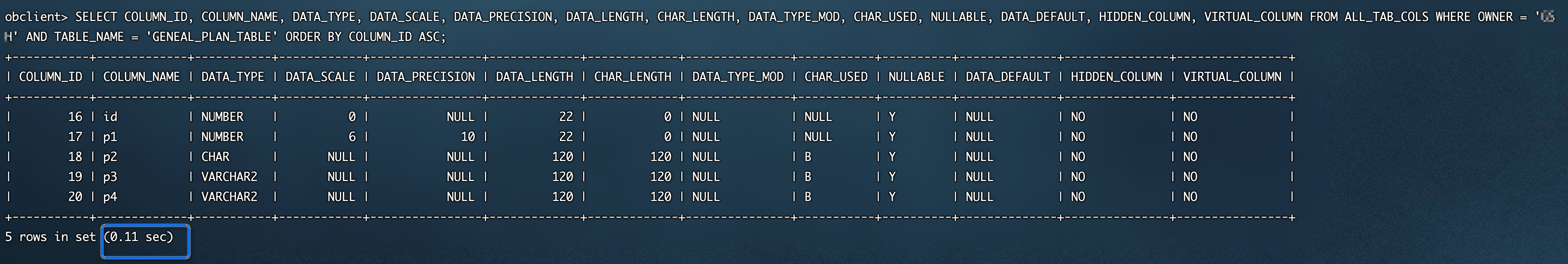 Sql timeout oceanbase 