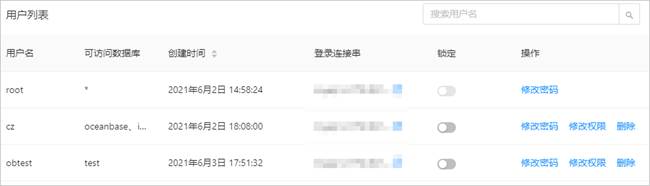 Change user password