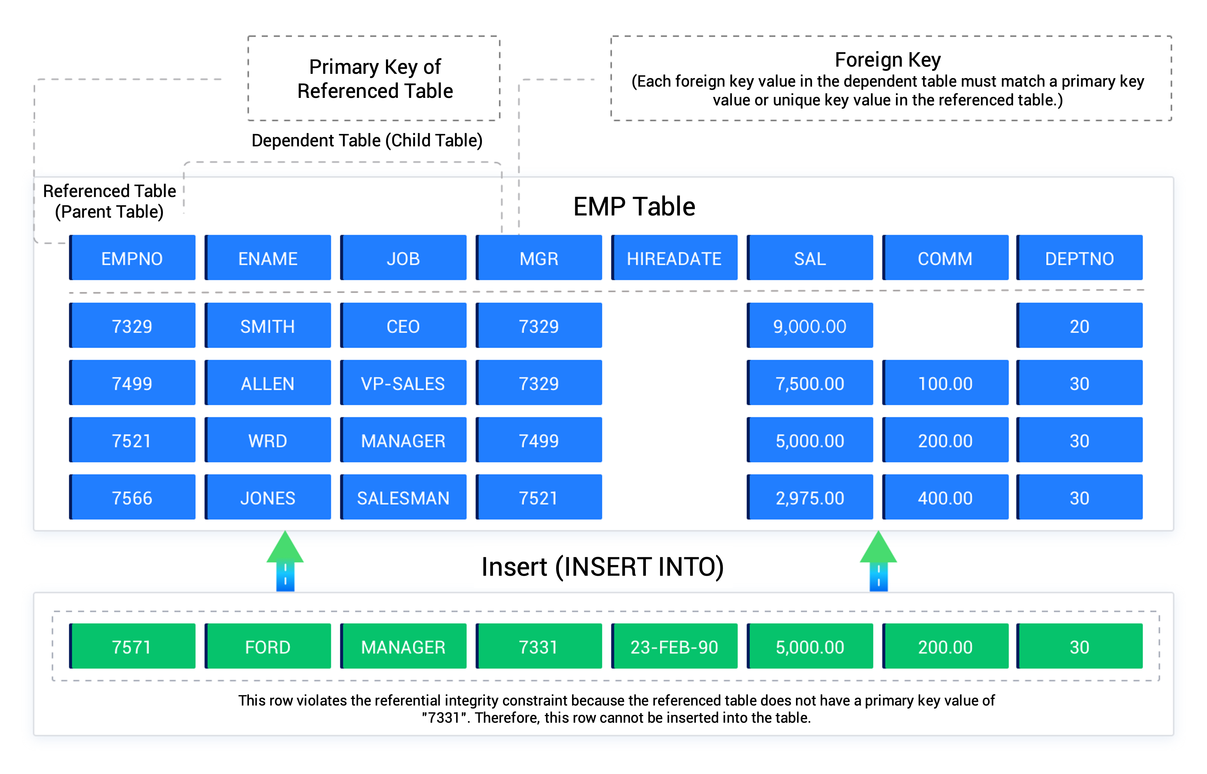 Integrity constraints