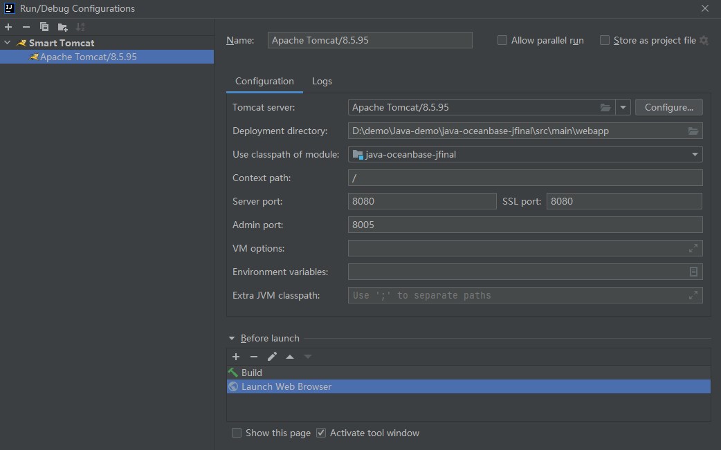 Apache Tomcat 8.5.95