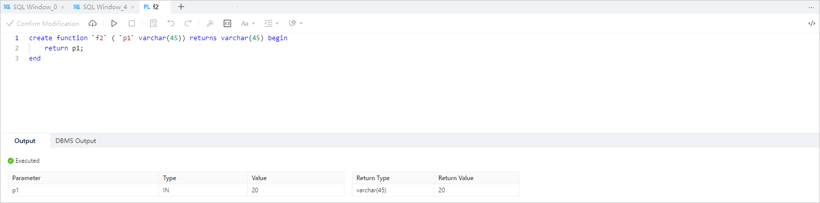 Execute PL/SQL statements6
