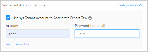 Sys Tenant Account Settings