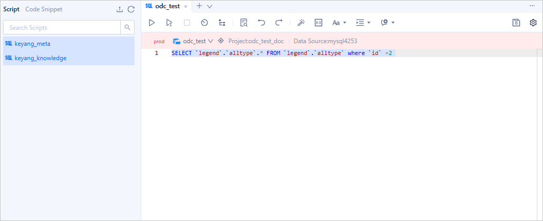Script file management