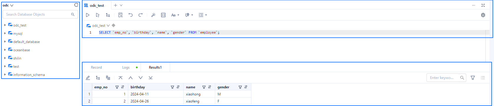 SQL Console Overview